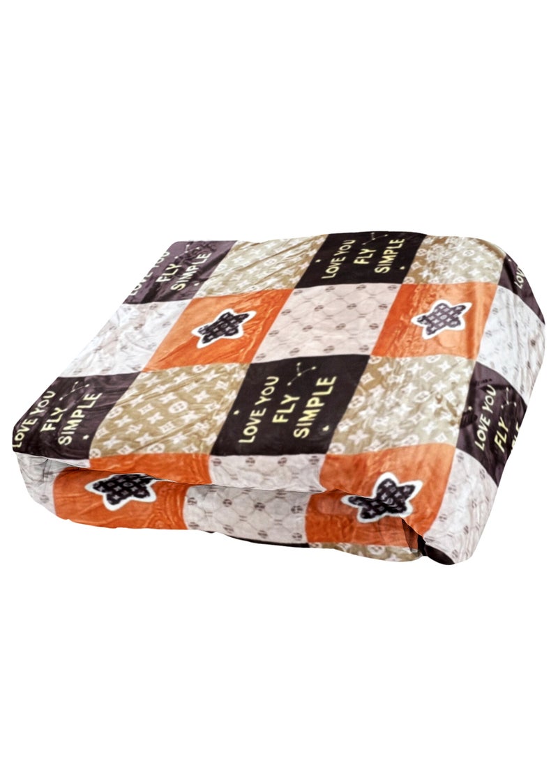 Stargold 1 Ply Premium Quality Blanket Made by 100% Polyester SPUN YARN Obtained from Virgin Polyester Which is Suitable for winter and Rainy Season  - Image 1