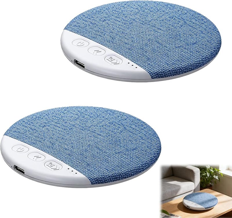 Ultra Thin Bluetooth Pillow Speaker for Sleeping with Timer Wireless Sleep Aid 2 Pcs - Image 1