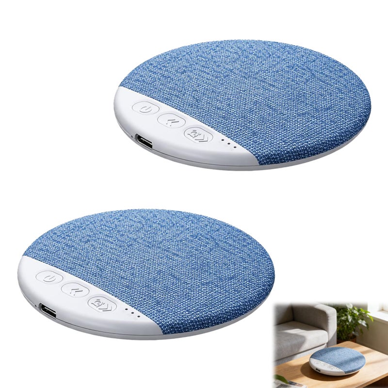 Ultra Thin Bluetooth Pillow Speaker for Sleeping with Timer Wireless Sleep Aid 2 Pcs - Image 2