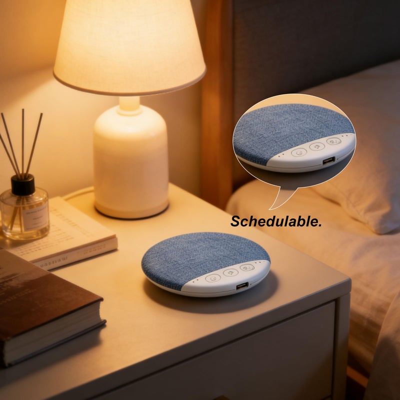 Ultra Thin Bluetooth Pillow Speaker for Sleeping with Timer Wireless Sleep Aid 2 Pcs - Image 5