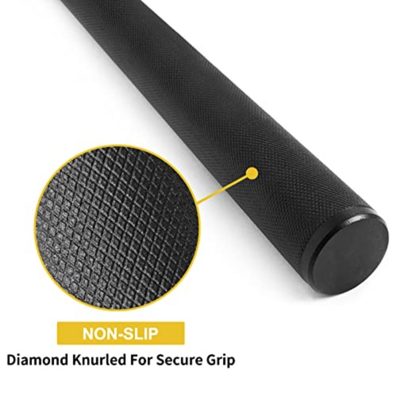Steel Mace Macebell for full-body workout, cast iron construction, black finish, durable and balanced design for shoulder, core strength, muscle and joint training - Image 3