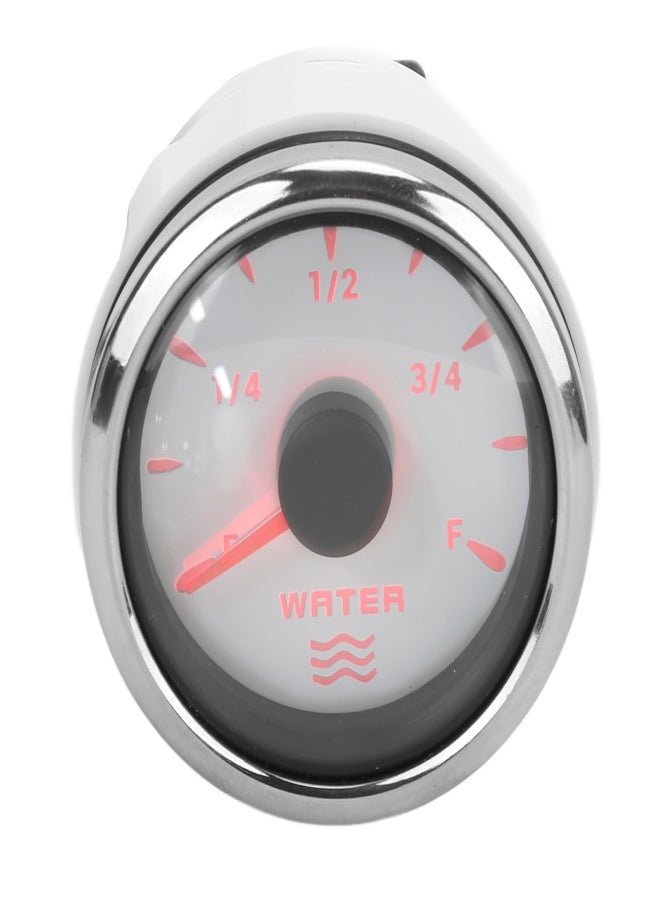 52mm Water Level Gauge 0‑190Ω 7 Colors Backlight Pointer IP67 Waterproof Liquid Tank Meter for Car Boats 9‑32VWhite - Image 2