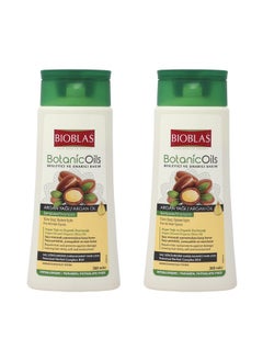 BIOBLAS BIOBLAS Argan Oil & Organic Olive Oil Shampoo for Women & Men - Hydrating, Repairing, Strengthening Hair Growth Shampoo - Hypoallergenic, Paraben & Dye Free - All Hair Types - 2 Pack  - Image 1