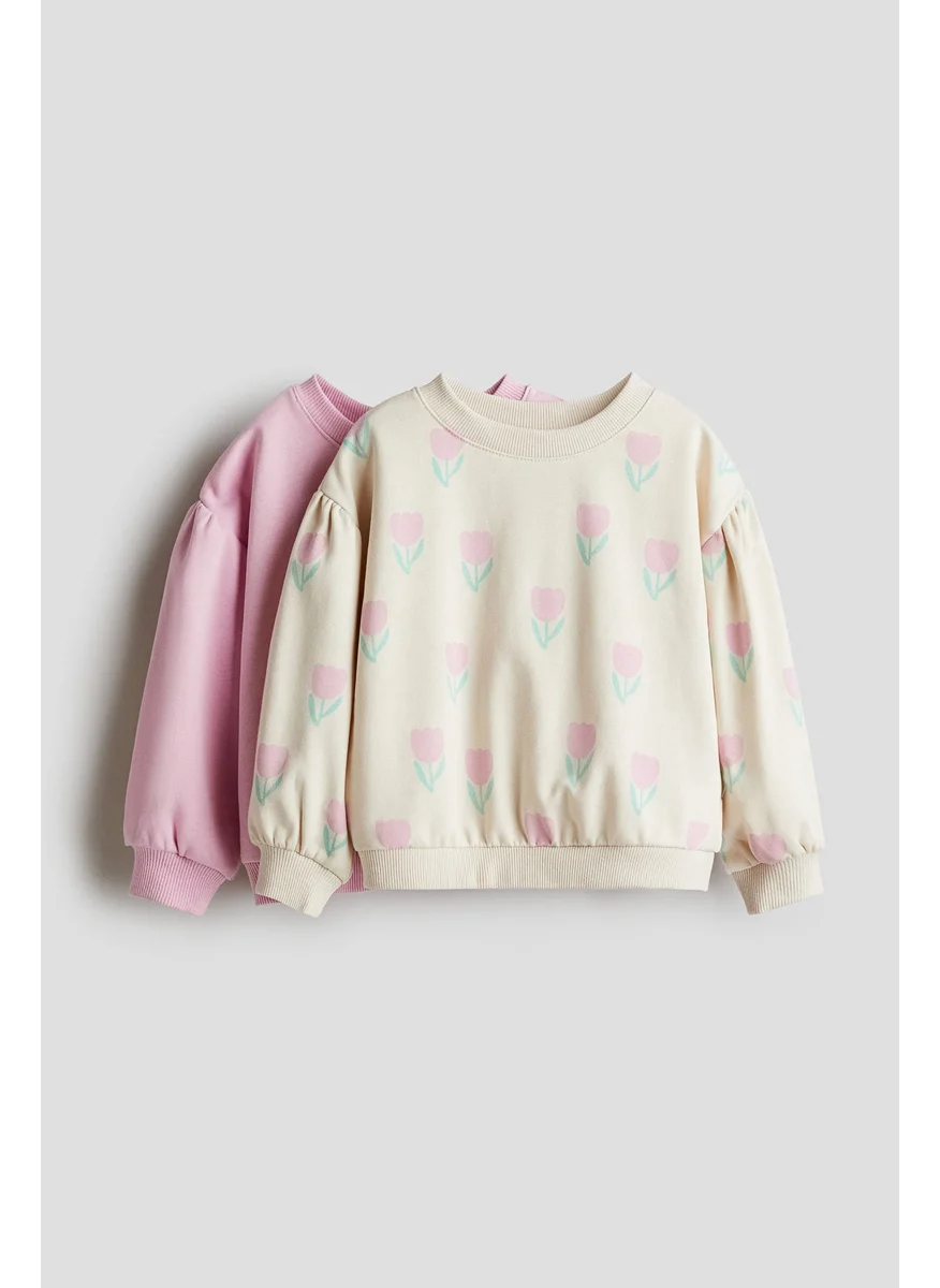 اتش اند ام 2-Pack Puff-Sleeved Sweatshirts