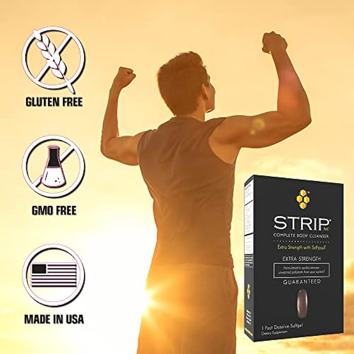 Wellgenix Strip NC Complete Body Cleanser, Premium Body Cleanse, Herbal Detox Cleanse to Flush Your System, One Hour Toxin Removal, 1 Fast Acting Softgel - Image 5