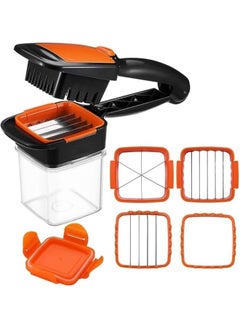 5 in 1 Multifunction Handy Nicer Dicer Vegetable Cutter Manual Vegetable Quick Dicer Fruit Chopper Slicer