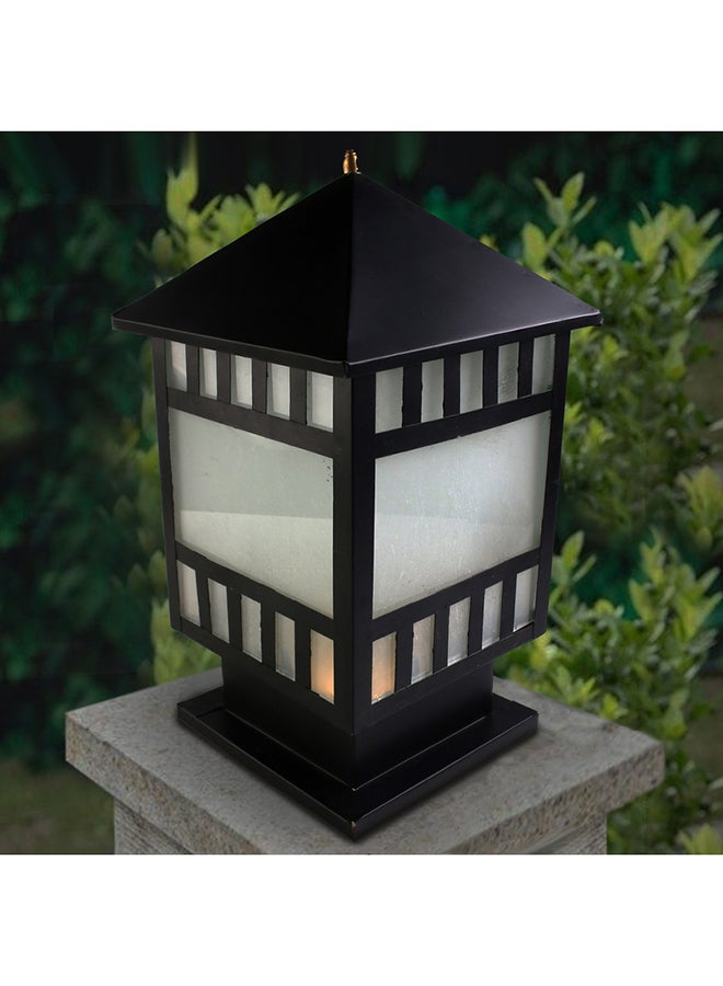 El Rawda Lighting Garden Lantern - 1 Light | Outdoor Wall Lantern Lighting - Black 20x20x40 cm - Image 2