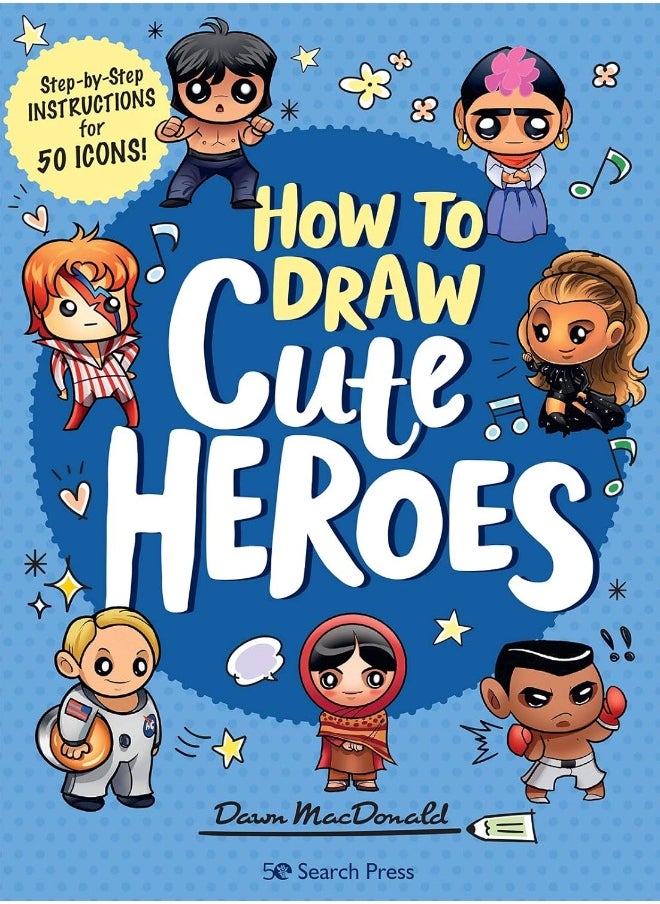 How to Draw Cute Heroes: Step-By-Step Instructions for 50 Icons!  - Image 1