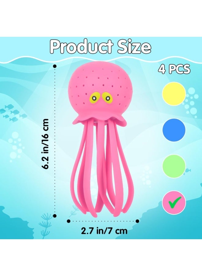 JOGAMS 4Pcs Octopus Bath Toys Pool Toys for Toddle Water Toys for Kids and Swimming Pool - Image 2