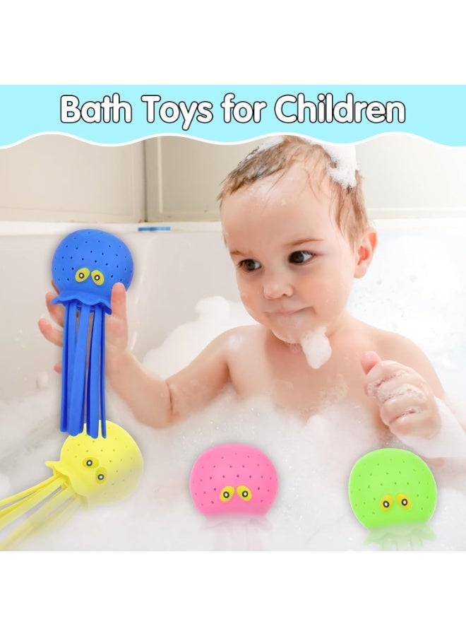 JOGAMS 4Pcs Octopus Bath Toys Pool Toys for Toddle Water Toys for Kids and Swimming Pool - Image 5