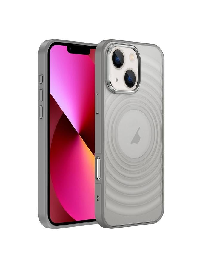 S-TOP Case For iPhone 13 Acrylic Skin Feel Corrugated Phone Case - Image 1