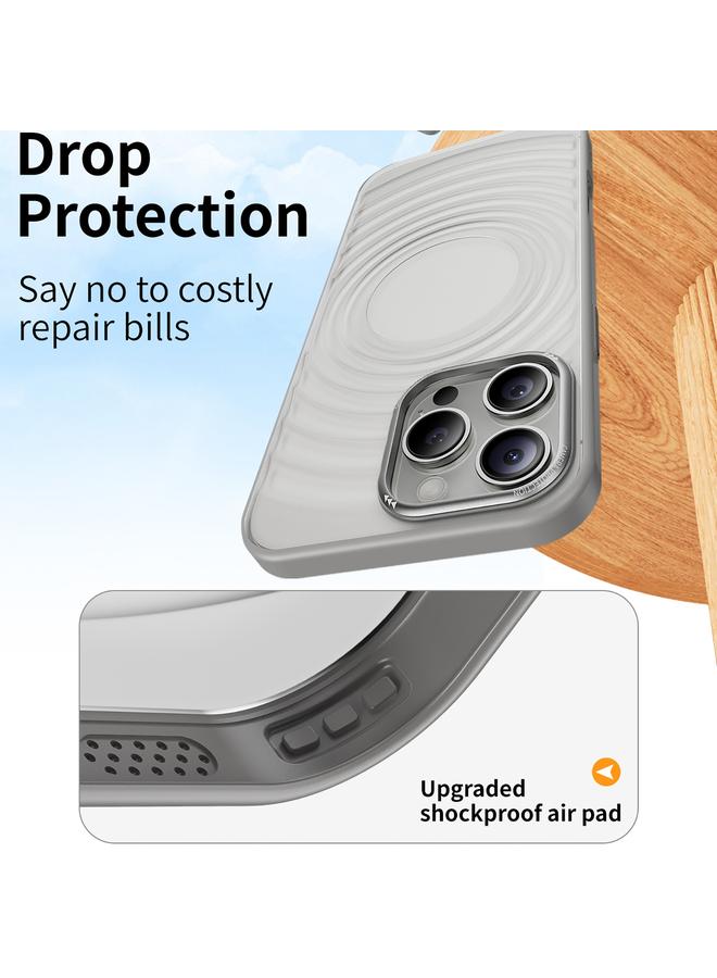 S-TOP Case For iPhone 13 Acrylic Skin Feel Corrugated Phone Case - Image 2