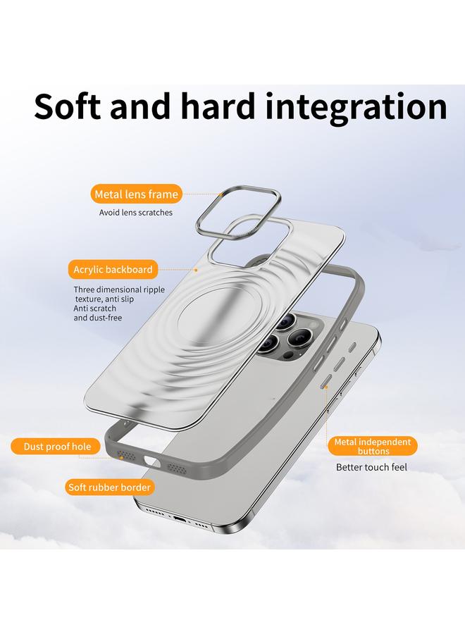 S-TOP Case For iPhone 13 Acrylic Skin Feel Corrugated Phone Case - Image 5