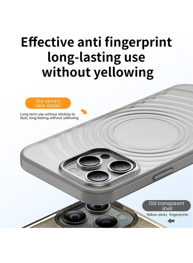 S-TOP Case For iPhone 13 Acrylic Skin Feel Corrugated Phone Case - Image 4