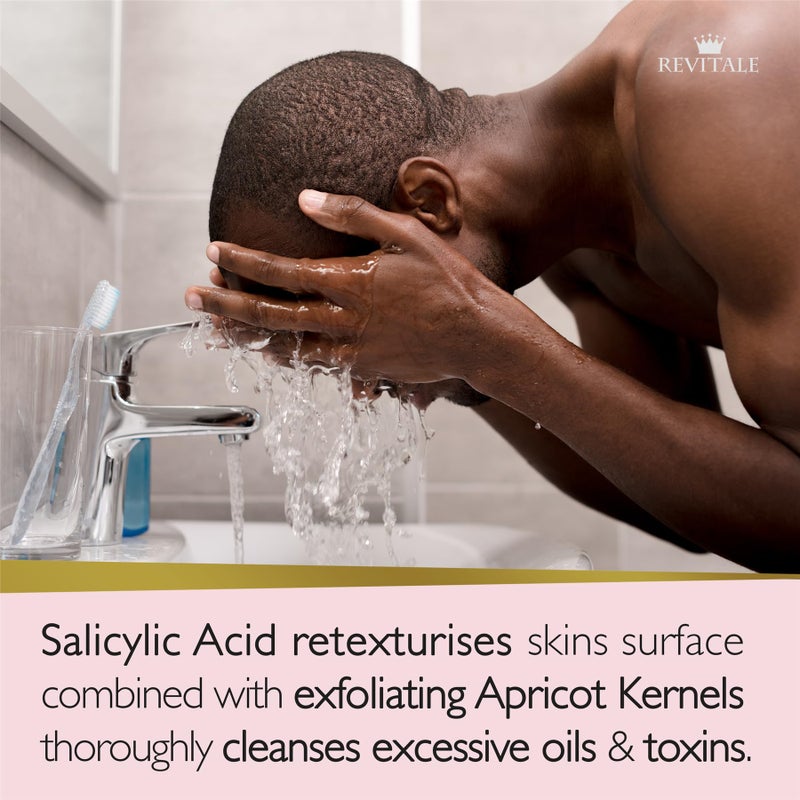 Revitale Advanced BHA Salicylic Acid Scrub Soap â€“ Exfoliating Bar for Face & Body, Deep Pore Cleanser, Anti-Blemish, Skin Softening - Image 3