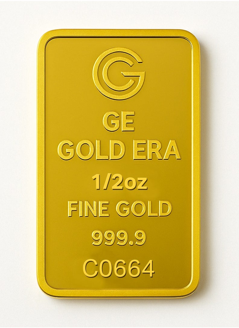 Gold Era GOLD ERA 24K (999.9) 15.55G-Gold Bar - Premium 24 Karat Solid GOLD BAR for Investment, Collectors & Wealth Protection  - Image 2