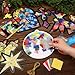DoubleFill 48 Pcs Christmas Nativity Suncatchers Craft Kits Christian Religious Christmas Crafts Nativity Stained Glass Tissue Paper Craft Kit for Window Art Activities Xmas Decoration - Image 4