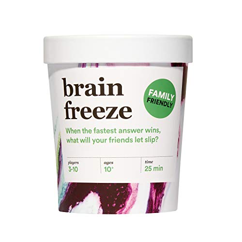 Dyce Brain Freeze Party Game The Hilarious SpeakBeforeYouThink Family Card Game for White Elephant Parties Stocking Stuffers and Board Games Night with Your Friends - Image 1