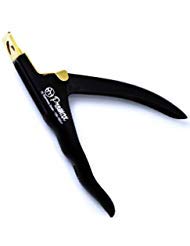 ProMax Black & Gold Premium Acrylic Nails, Stainless Steel Nail Cutter Trimmer for Artificial Fake False Tips Manicure Sharp Blade Clip Tool for Salon Beauty & at Home use - Image 2