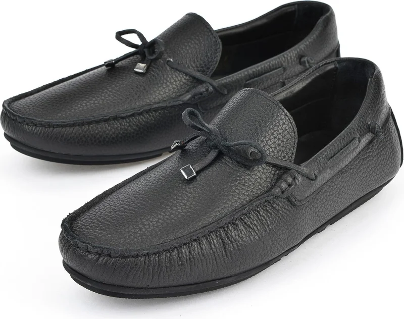 زيا Men's Leather Shoes 1511007ZB01 Black