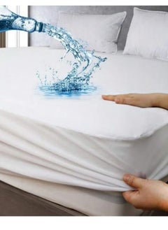 Generic Waterproof and mattress protector, white, 70x140 cm  - Image 1