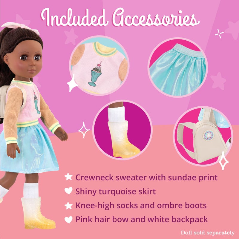 Glitter Girls â€“ 14-Inch Doll Clothes â€“ Sweet Dazzle Tutu & Sweater Deluxe Outfit - For Girls 3+ Years â€“ Childrenâ€™s Toys - Image 3