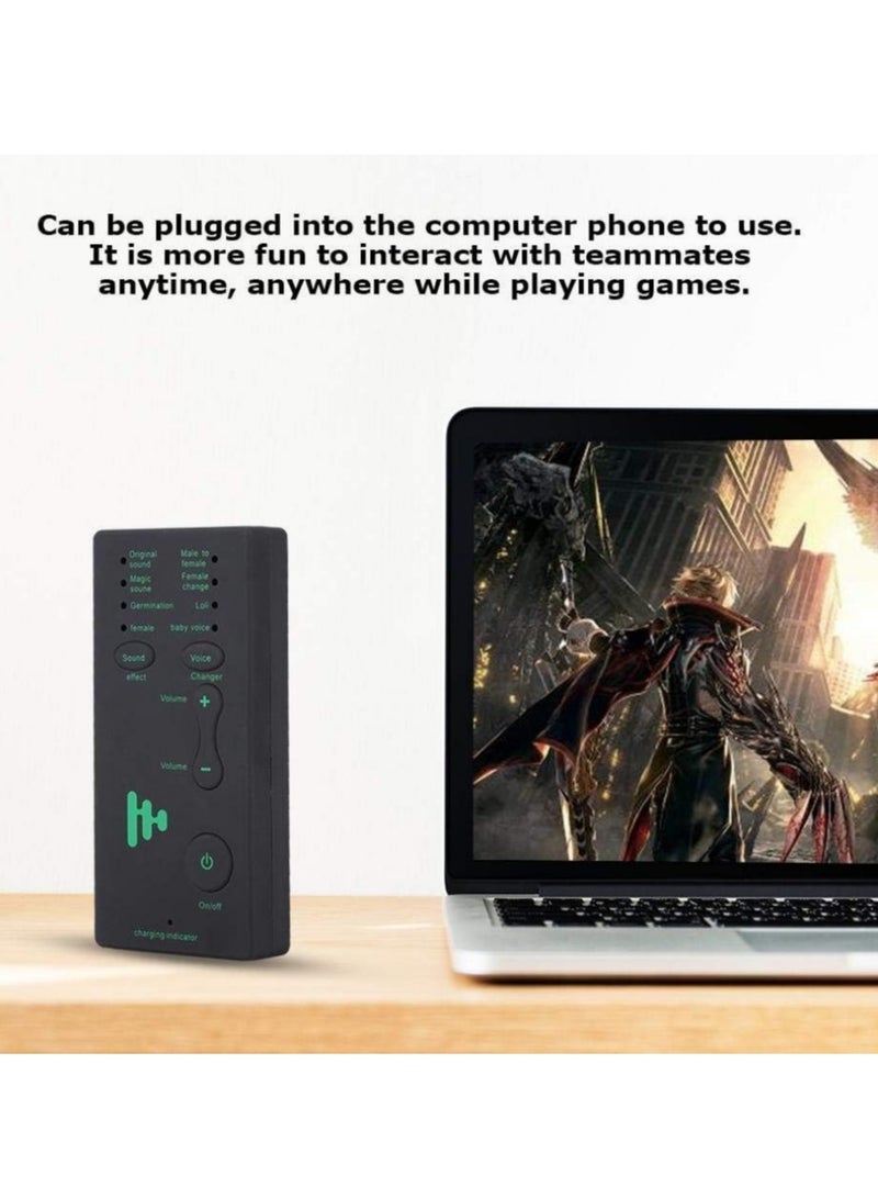 مغير الصوت لميكروفون Xbox One المحمول تأثير الصوت البث المباشر المقنع الصوتي للهواتف المحمولة وأجهزة الكمبيوتر المحمولة وألعاب Xbox One - Image 2