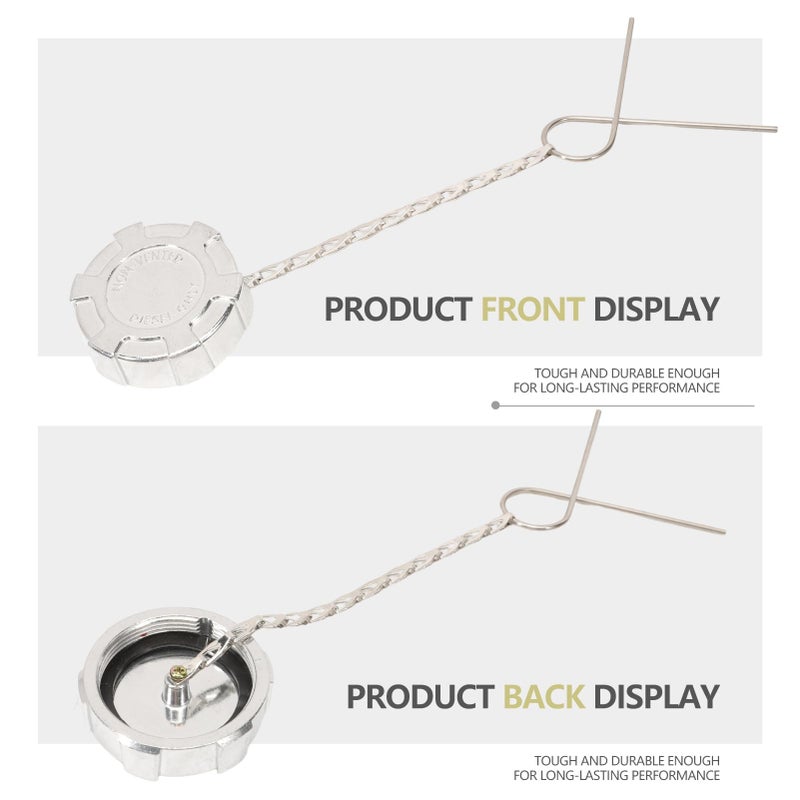 Taesayl 2 1/4” Diesel Fuel Cap Compatible with International Fo~rd G~m~c Truck - Image 2