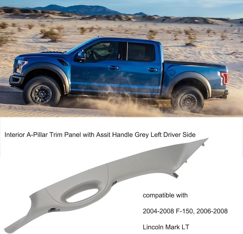 Gelessy Left Driver Side A Pillar Grab Handle Assist Panel for Ford F150 and Lincoln Mark LT - Image 2