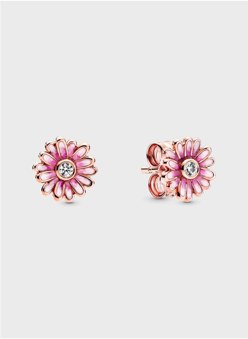 PANDORA Pink Daisy Flower Stud Earrings  - Image 1