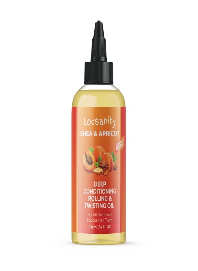 Locsanity Shea & Apricot Loose, Natural Strength & Growth Formula Dreadlock Natural Hair Rolling and Conditioning Oil - Image 1