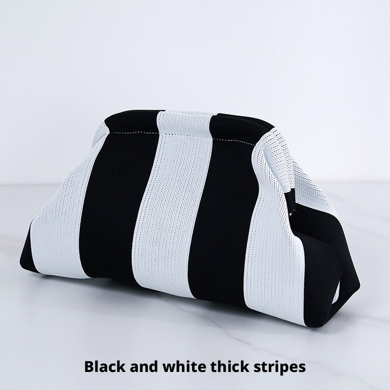 Women's Striped Cosmetic Bag - Image 3