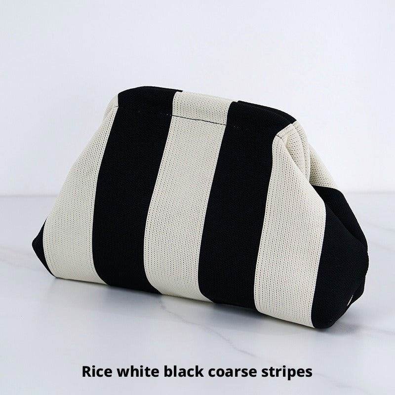 Women's Striped Cosmetic Bag - Image 1