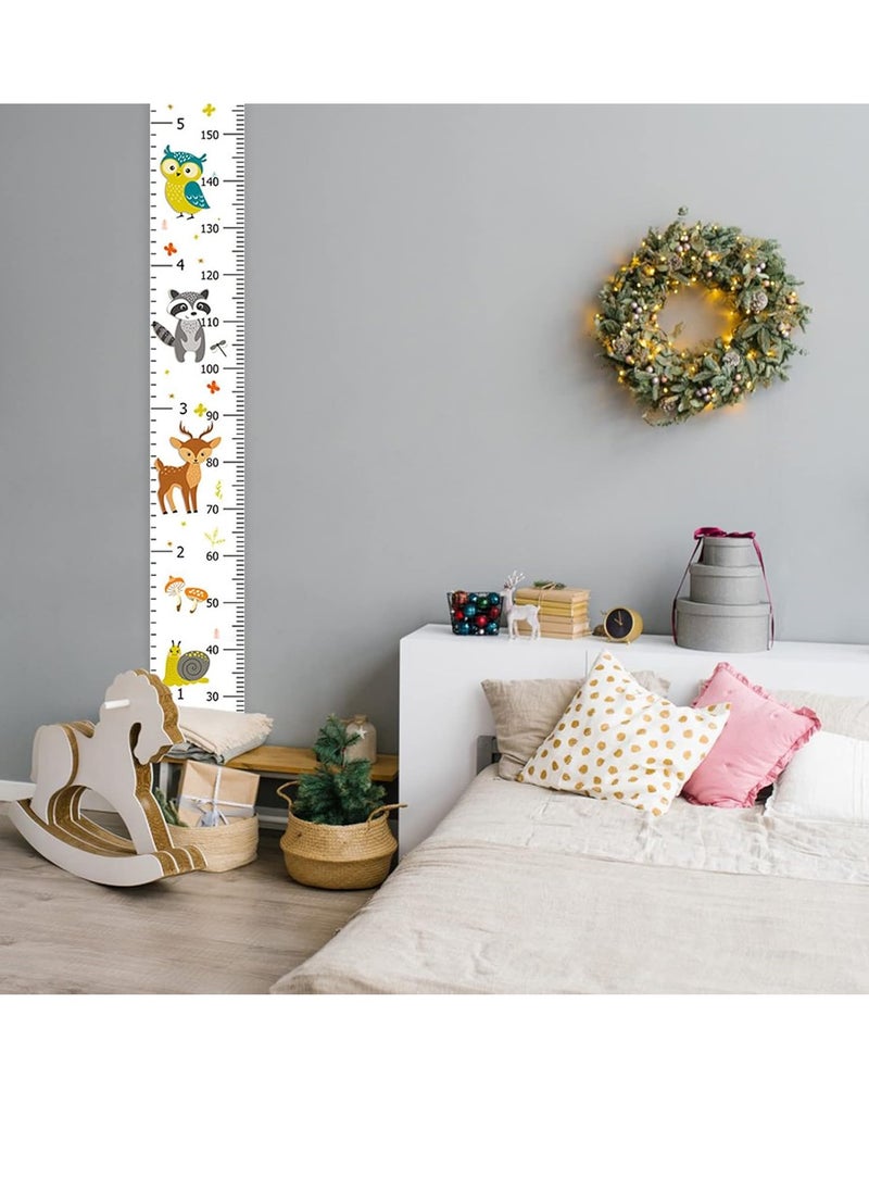 Gonice Height Chart for Kids, 7.9'' x 79'' Kids Height Chart Removable Canvas and Wood Measuring Ruler Height Growth Chart Wall  - Image 4