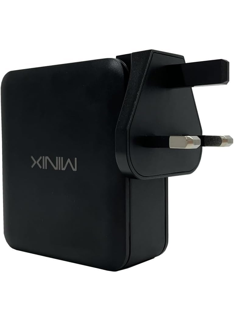 Minix MINIX P165 4 Port Wall Charger 165W Turbo with 3 USBC ports 1 x USBC1 PD31 140W 1 x USBC2 30 100W 1 x USBC3 30 30W  1 x USBA 225W Fast Charging for laptop tablet Smartphone Black  - Image 3