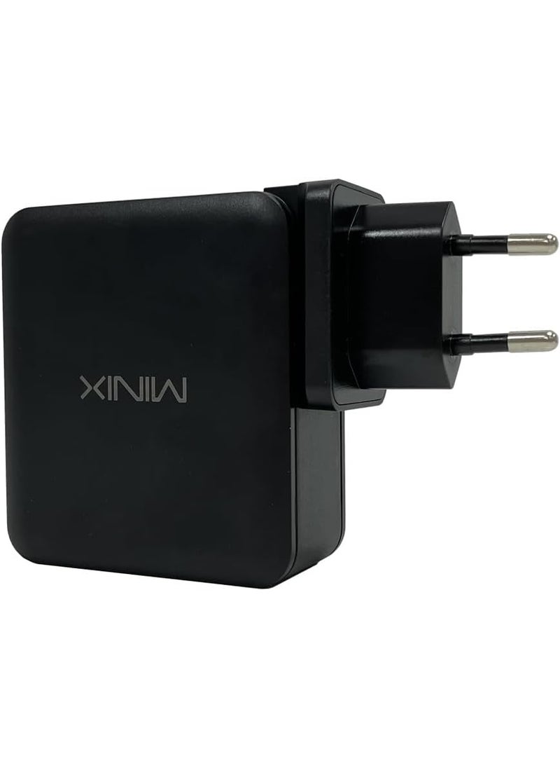 Minix MINIX P165 4 Port Wall Charger 165W Turbo with 3 USBC ports 1 x USBC1 PD31 140W 1 x USBC2 30 100W 1 x USBC3 30 30W  1 x USBA 225W Fast Charging for laptop tablet Smartphone Black  - Image 4