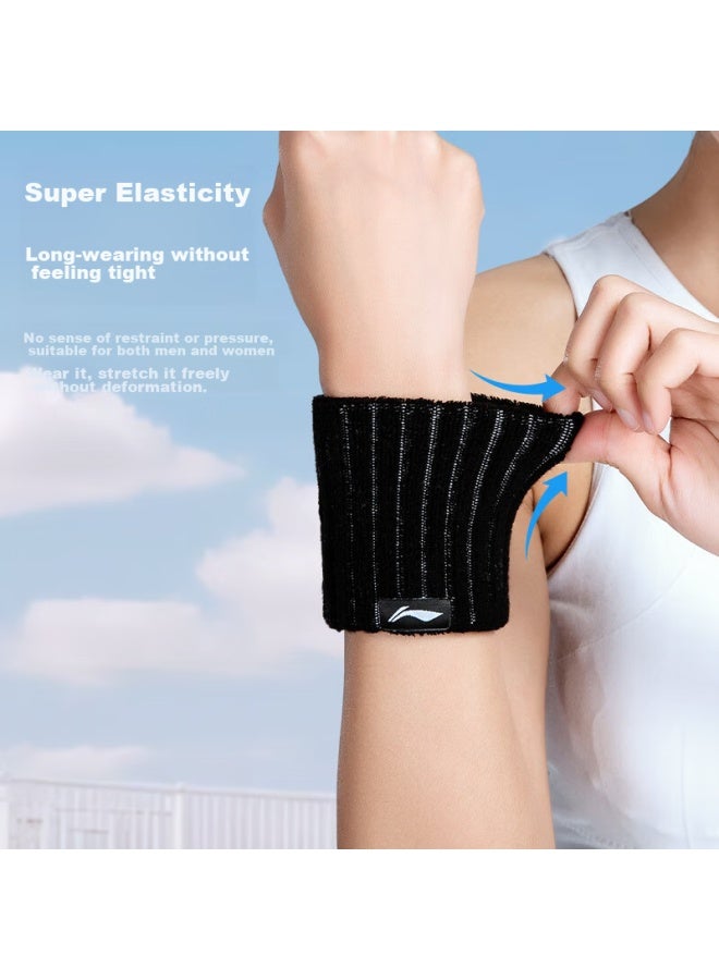 Li-Ning Li-ning Sweat-absorbing Wristband For Fitness, Men And Women, Tendon Sheath, Sports, Badminton, Tennis, Bench Press, Wrist Guard, Running, Sweat-wiping Wristband - Image 3