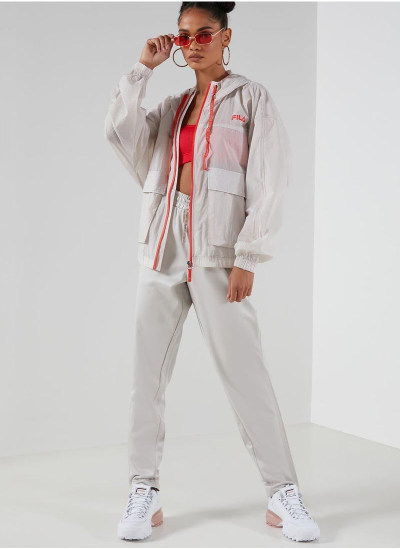 FILA - Leather Look Track Pants - Image 1