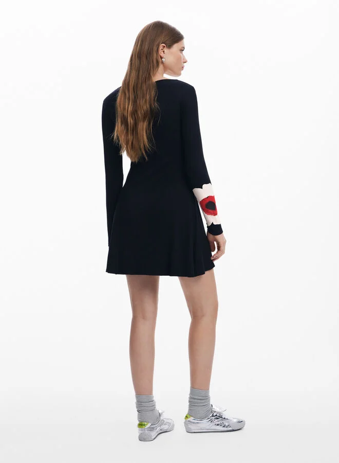 DESIGUAL Floral Print Mini Dress