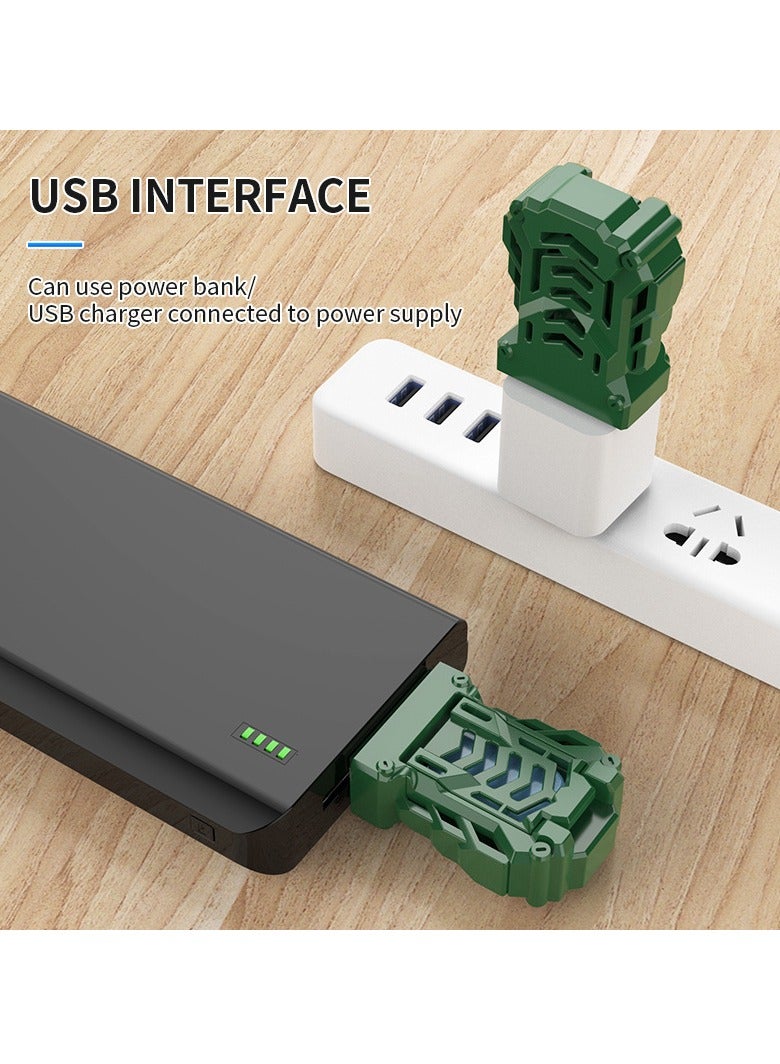 general Outdoor camping, home portable USB rechargeable mosquito repellent, heating electric mosquito coil, wireless mosquito control - Image 2