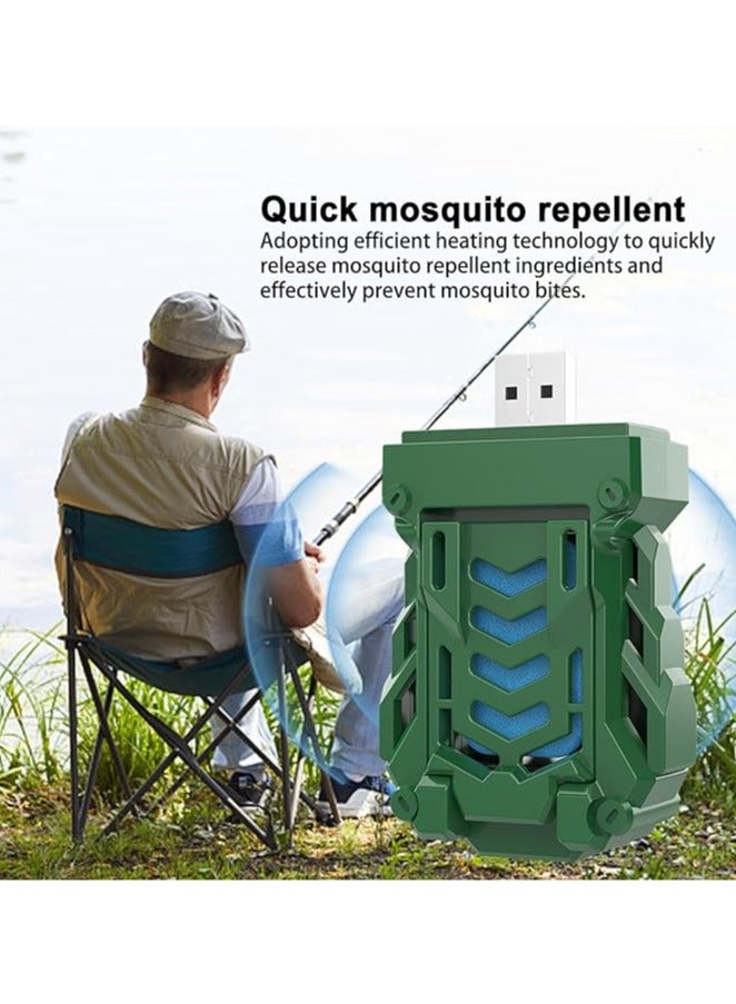 general Outdoor camping, home portable USB rechargeable mosquito repellent, heating electric mosquito coil, wireless mosquito control - Image 3