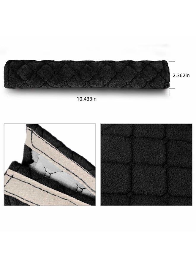 surpassme Car Seat Belt Pads Cover, 2 Pack Seat Belt Shoulder Strap Covers Protector to Release Stress to Your Neck and Shoulder for a Safety Driving (Black) - Image 3