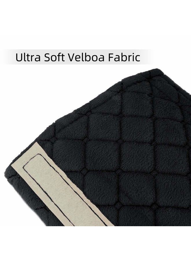 surpassme Car Seat Belt Pads Cover, 2 Pack Seat Belt Shoulder Strap Covers Protector to Release Stress to Your Neck and Shoulder for a Safety Driving (Black) - Image 4