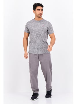Nordland Men Sportswear Fit Short Sleeves Training T-Shirt, Heather Grey  - Image 4