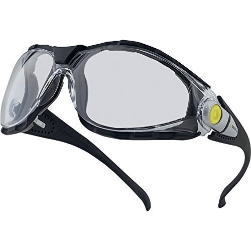Deltaplus Delta Plus PACAYLVIN Pacaya Safety Glasses, Capacity, Volume, Polycarbonate Lens, One Size, Black Frame/Grey Accent - Image 1