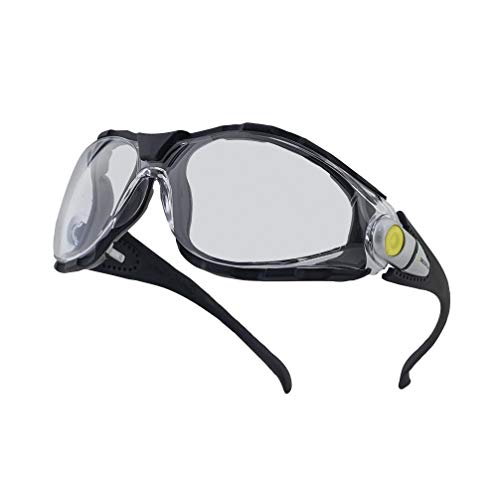 Deltaplus Delta Plus PACAYLVIN Pacaya Safety Glasses, Capacity, Volume, Polycarbonate Lens, One Size, Black Frame/Grey Accent - Image 3