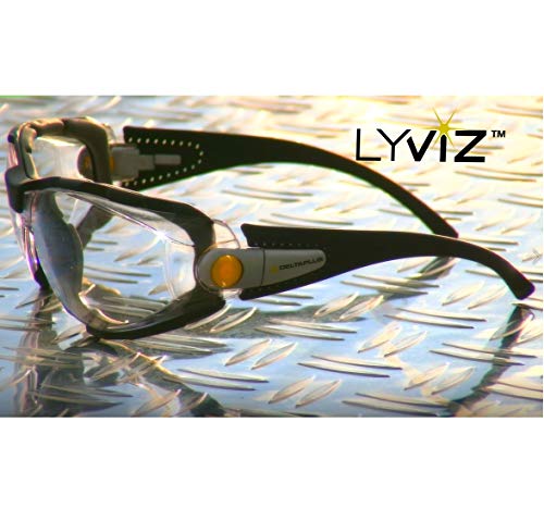 Deltaplus Delta Plus PACAYLVIN Pacaya Safety Glasses, Capacity, Volume, Polycarbonate Lens, One Size, Black Frame/Grey Accent - Image 5