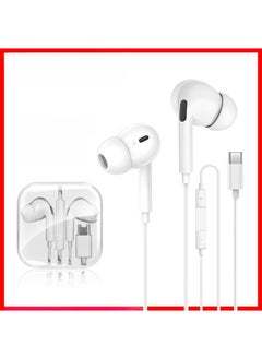 3.5mm In-Ear Wired Headphones for Apple Huawei Android K14 three-generation type-C interface [copper ring crystal box]]