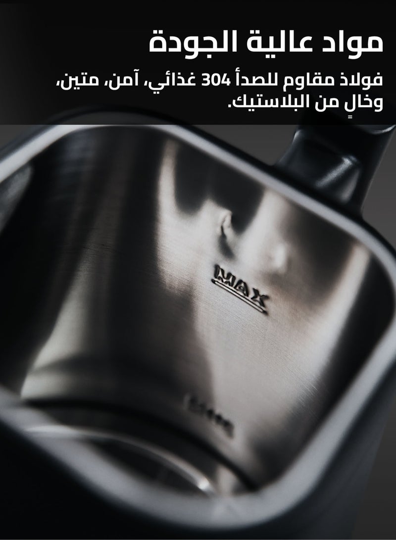 بريتيل غلاية فوهة طويلة V60 غلاية قهوة 1000 مل 1200 واط مع مقبض لضبط درجة الحرارة وشاشة رقمية لعرض درجة الحرارة وعزل تلقائي مادة فولاذ مقاوم للصدأ مع فلتر قهوة V60 بحجم 02 أبيض 50 قطعة وبني 50 قطعة، مناسبة للاستخدام في المنزل والمكتب - Image 3