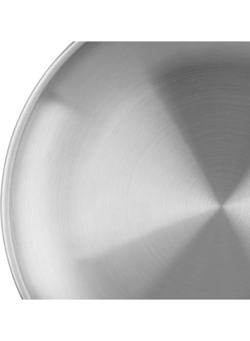 Bukela 6 PCS 8 Inch Stainless Steel Plate, Round Metal Dinner Plates, Heavy Duty Round Salad Plates Reusable Metal Dinner Dish for Serving Camping Outdoor BBQ Home Kitchen, Polished Silver - Image 5